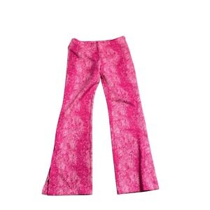 Urban Outfitters Women's Size 4 Pink Snake Print Flare Leg Soft Pants